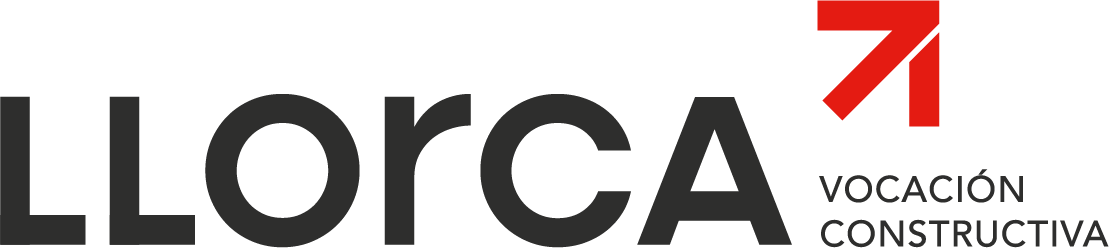 Logo Llorca_Gris:rojo_con claim